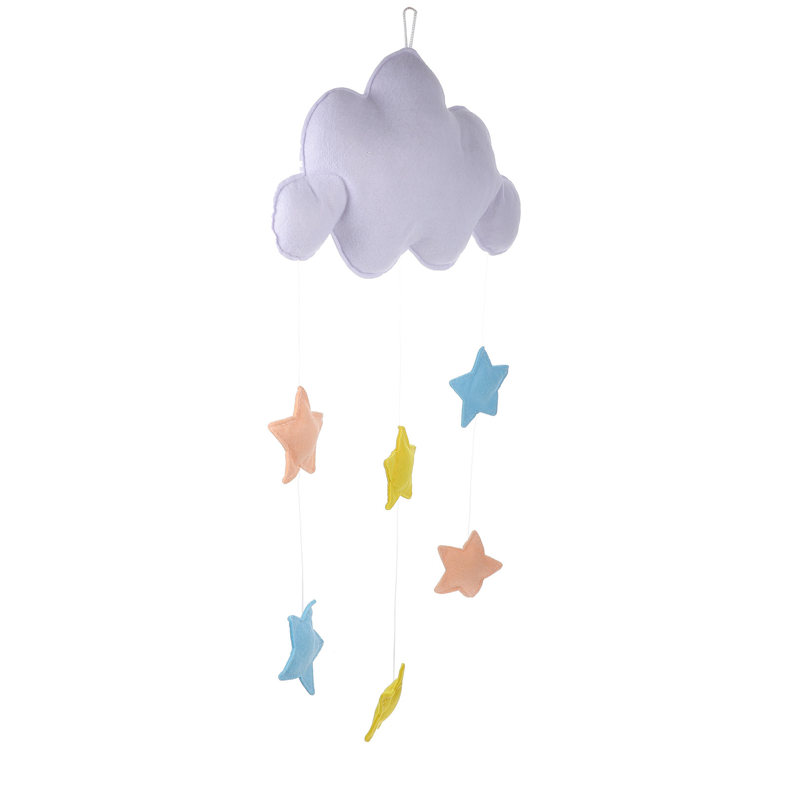 Baby Nursery Light Fixture - Liebliche Wolken-Stern-Filz-Wanddekoration für Babyzimmer, Kinderzimmer, Wohnzimmer,